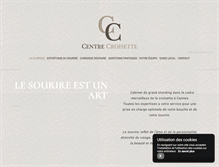 Tablet Screenshot of centre-croisette.com